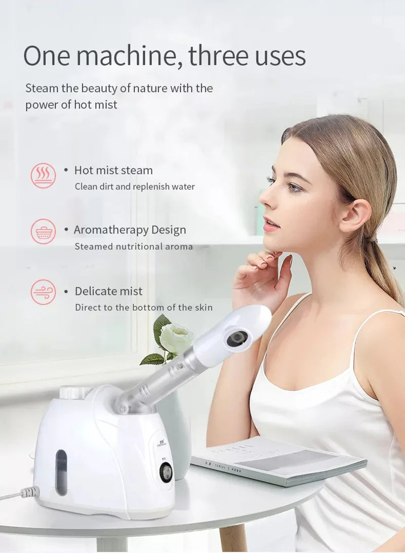 Warm Mist Facial Steamer Humidifier for Face