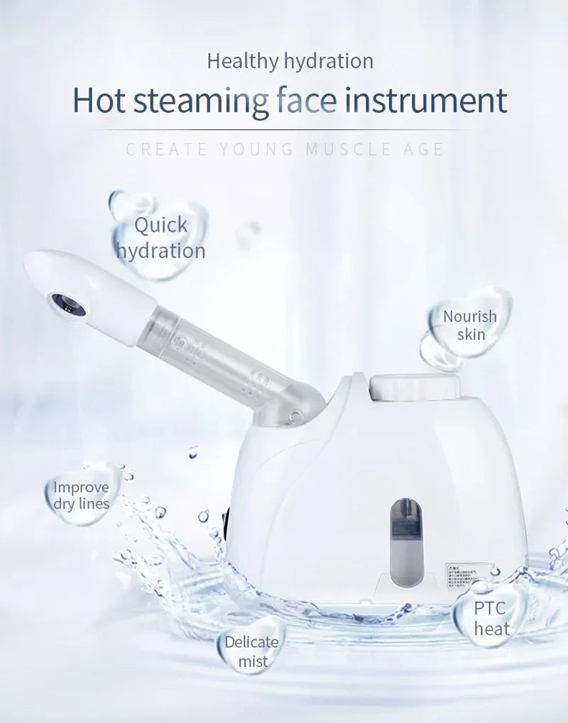 Warm Mist Facial Steamer Humidifier for Face