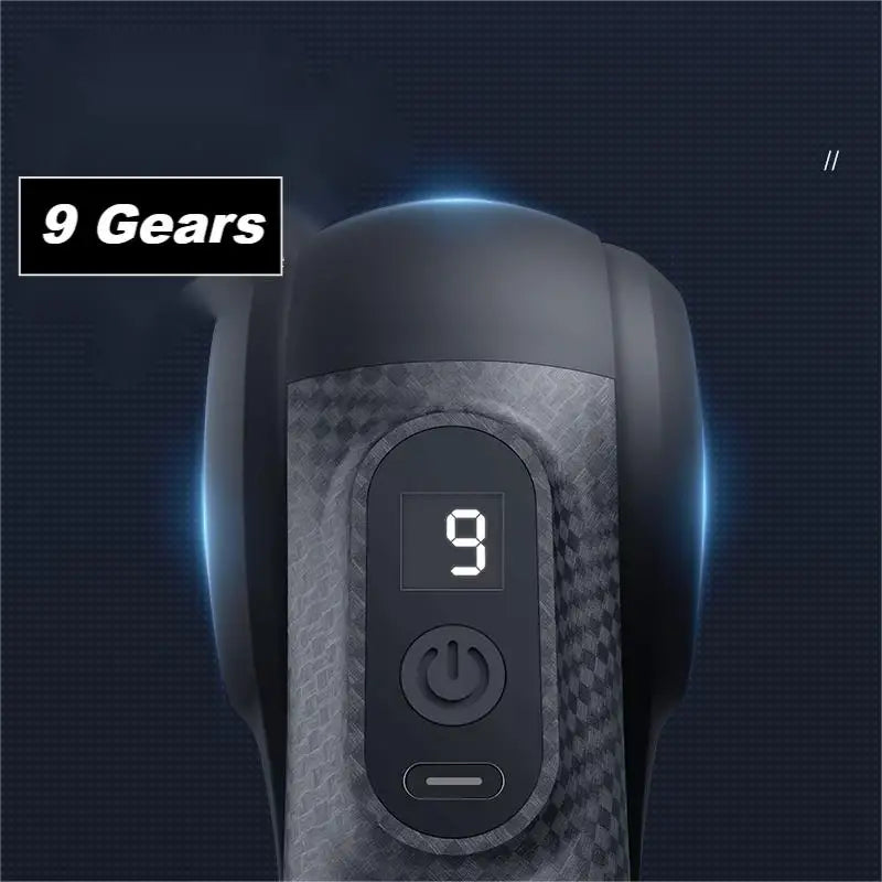 9 Heads 9 Gears Professional Fitness Massage Gun